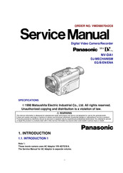 Panasonic NV-DA1 Service Manual