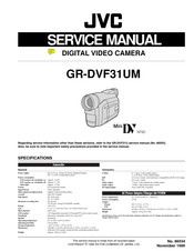 JVC GR-DVF31UM Service Manual