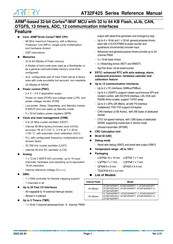 ARTERY AT32F425C6T7 Reference Manual