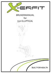 x-erfit 550 ELLIPTICAL Manual