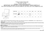 Sunvilla 2127125 Assembly / Care & Use Instructions