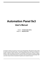 B&r MAAP9x3-ENG Manuals | ManualsLib