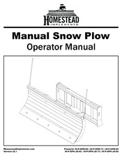 Homestead HI-P-SPH-JD-72 Operator's Manual