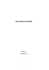 Dell P2423B Simplified Service Manual