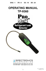 Spectronics Corporation Pro Alert TP-9360 Operating Manual