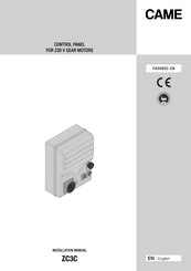 CAME ZC3C Installation Manual