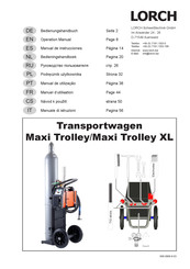 LORCH Maxi Trolley Operation Manual