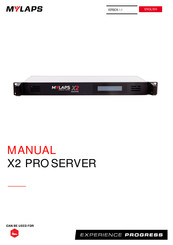 Mylaps X2 PRO Manual