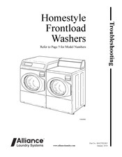 Alliance Laundry Systems AFNE9BSP303NN22 Troubleshooting Manual