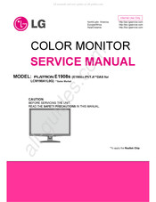LG Flatron E1908s Service Manual