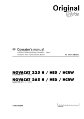 Poettinger NOVACAT 265 H Operator's Manual
