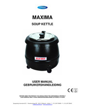 Maxima Soup Kettle 10L User Manual
