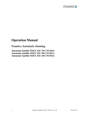 FOAMICO 7011812 Operation Manual