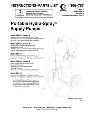 Graco Hydra-Spray 224-622 Instructions-Parts List Manual