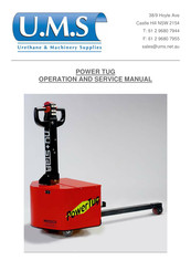UMS POWER TUG Operation And Service Manual