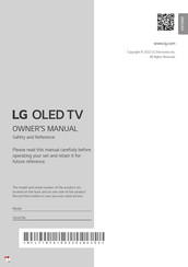 LG PM22GN Owner's Manual