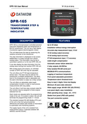 Datakom DPR-165 User Manual