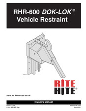 RITE-HITE DOK-LOK RHR-600 Owner's Manual