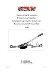 Hamron 033-056 Operating Instructions Manual