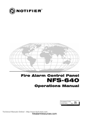 Notifier NFS-640 Operation Manual