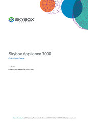 Skybox Securoty Appliance 7000 Quick Start Manual