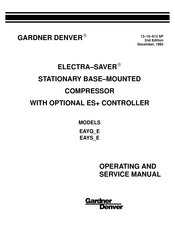 Gardner Denver ELECTRA-SAVER EAYQ E Operating And Service Manual