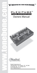 Radial Engineering TONEBONE PLEXITUBE Owner's Manual