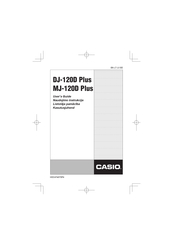 Casio DJ-120D plus User Manual