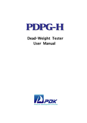 PDK PDPG-H User Manual