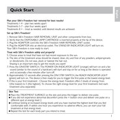 Silk'n Freedom Quick Start Manual