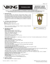 Viking MICROFAST VK325 Technical Data Manual