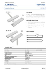 Alarmtech MC 740-E Instruction Manual