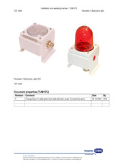 Tranberg TEF 2440 Installation And Operating Manual