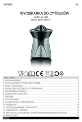 HOFFEN 202101 Manual