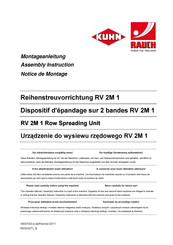 Rauch Kuhn RV 2M 1 Assembly Instruction Manual