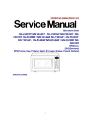 Panasonic NN-T543WF Service Manual