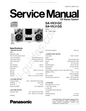 Panasonic SB-VK31 Service Manual