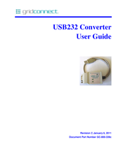 GridConnect USB232 User Manual