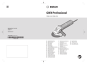 Bosch Professional GWX 750-115 Original Instructions Manual