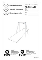 Sove 50-151-609 Assembly Instructions Manual