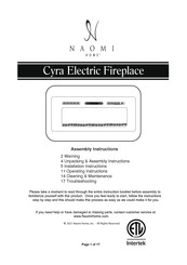 Naomi Home Cyra Assembly Instructions Manual