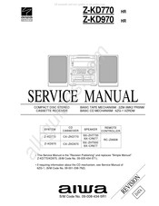 Aiwa SX-ZHT930 Service Manual