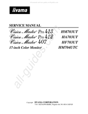 Iiyama HM704UTC Service Manual