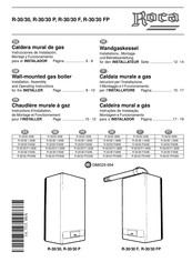 Roca R-30/30 Installation, Assembly, And Operating Instructions For The Installer