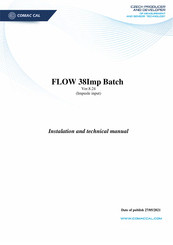 COMAC CAL FLOW 38Imp Batch Manual