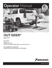 Bruno OUT-SIDER ASL-275 Operator's Manual