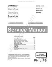 Philips MDV434/55 Service Manual