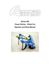 Remlinger 400-50 Operator And Parts Manual