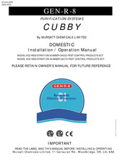 MURSATT CUBBY AC5 Installation & Operation Manual