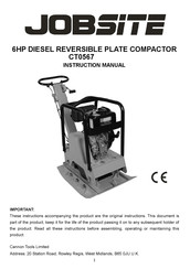 Jobsite CT0567 Instruction Manual